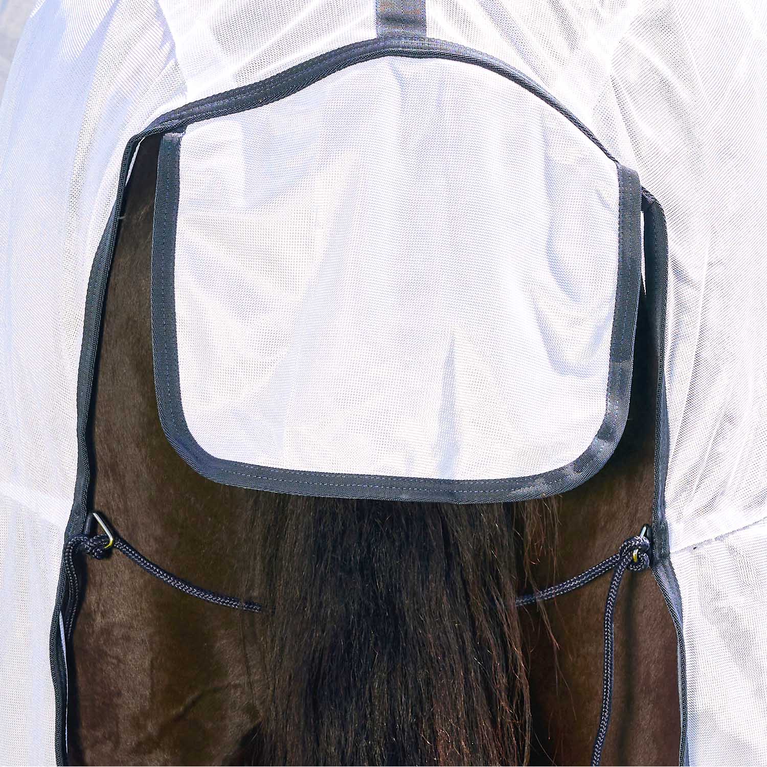 WeatherBeeta Saxon Combo Neck Mesh Horse Fly Sheet with Belly Wrap - Image 15