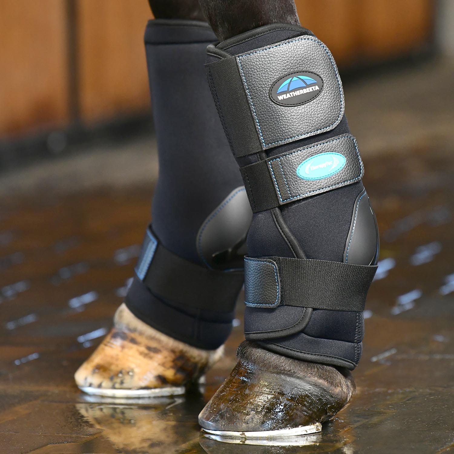 WeatherBeeta Therapy-Tec II Ultra Cool Ice Boots for Horses – Hypo-Freeze Gel, Fetlock Protection, Adjustable - Image 6