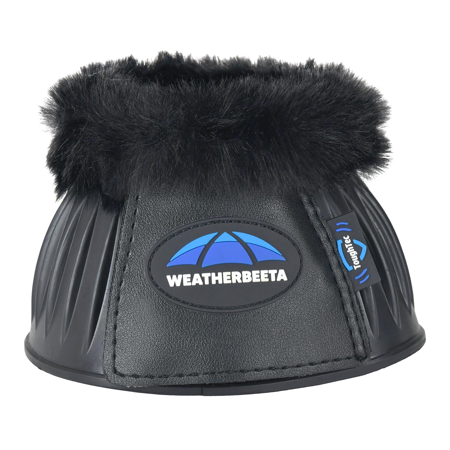 WeatherBeeta Tough-Tec Prime Fleece Trim Rubber Bell Boots for Horses - Image 8