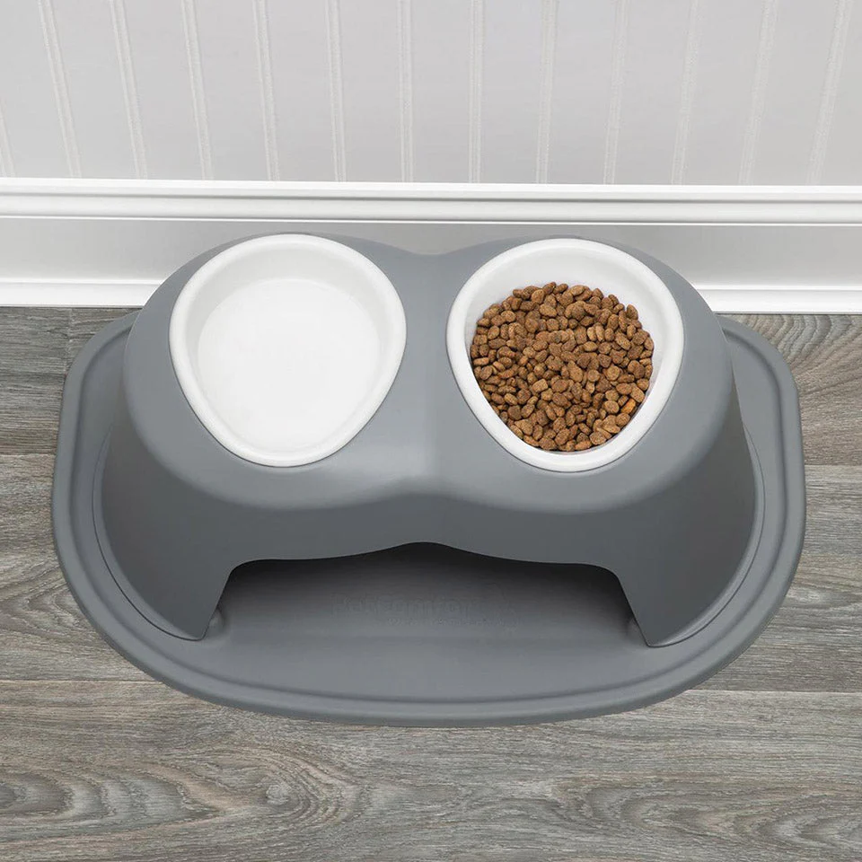 WeatherTech Double High Pet Feeding System, Plastic Bowl - Image 3
