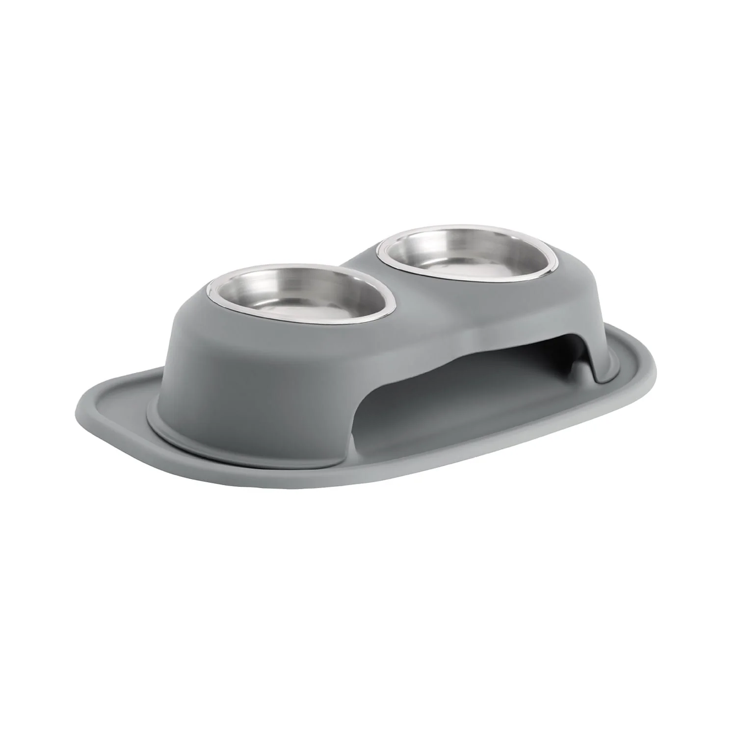 WeatherTech Double High Pet Feeding System, Stainless Steel - Image 11