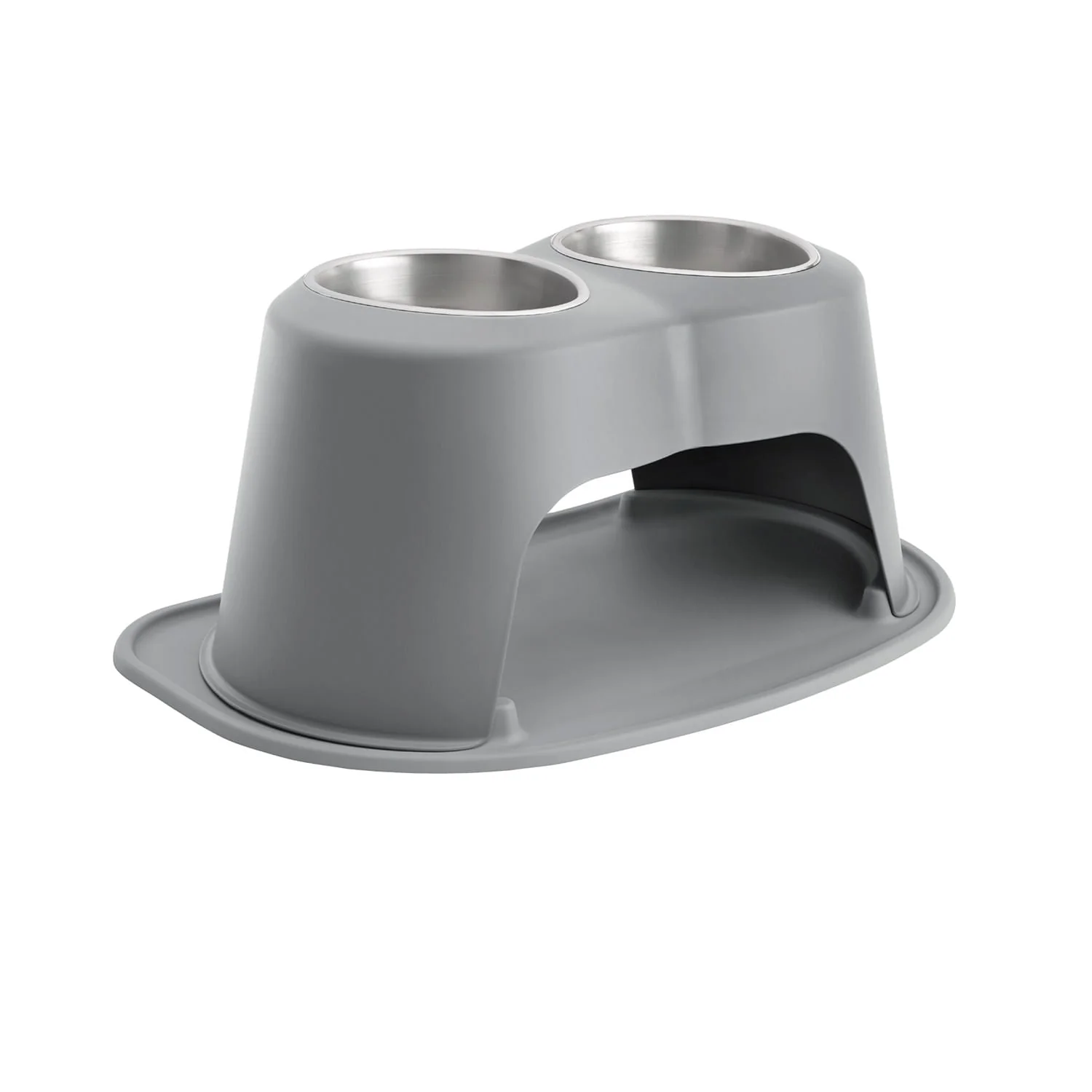 WeatherTech Double High Pet Feeding System, Stainless Steel - Image 14