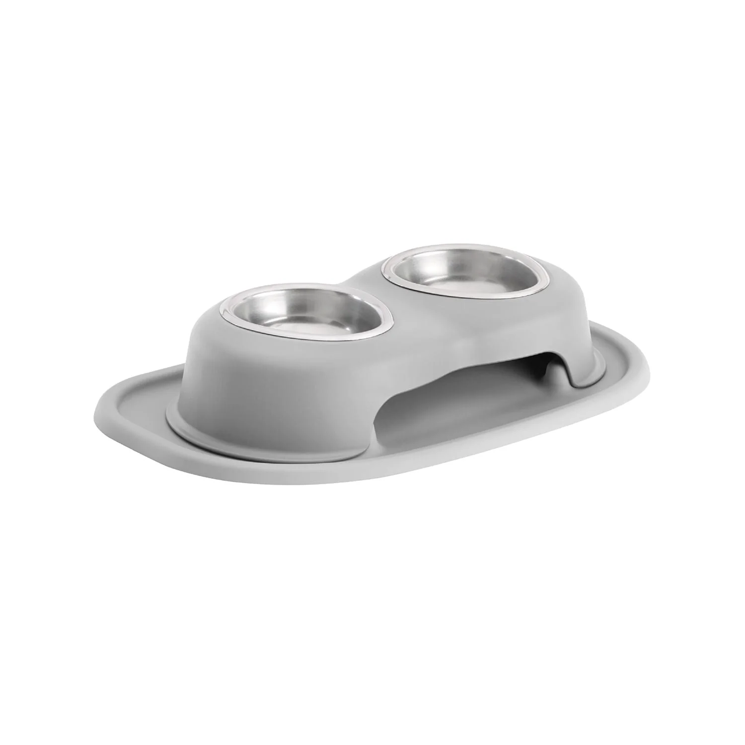 WeatherTech Double High Pet Feeding System, Stainless Steel - Image 39