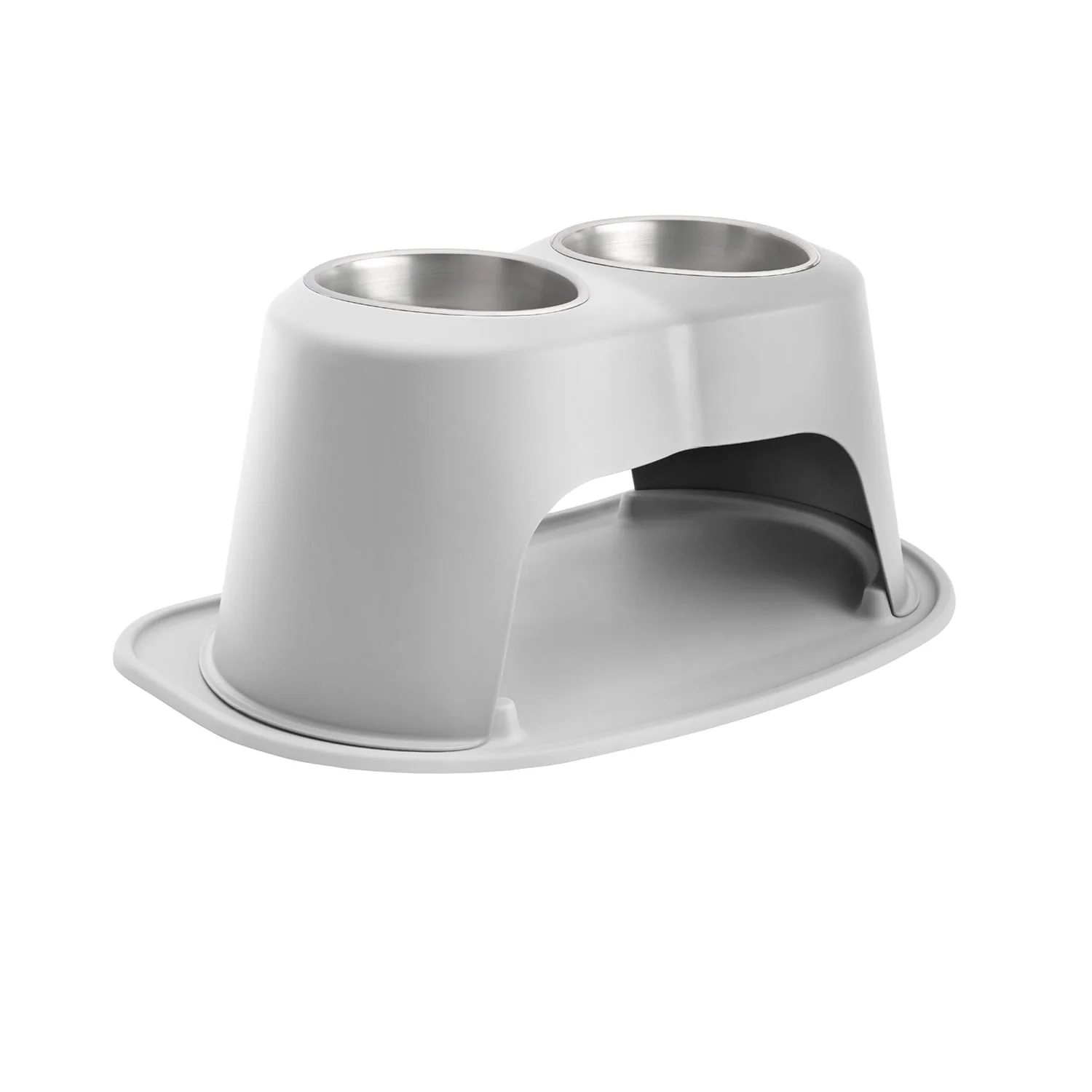 WeatherTech Double High Pet Feeding System, Stainless Steel - Image 47