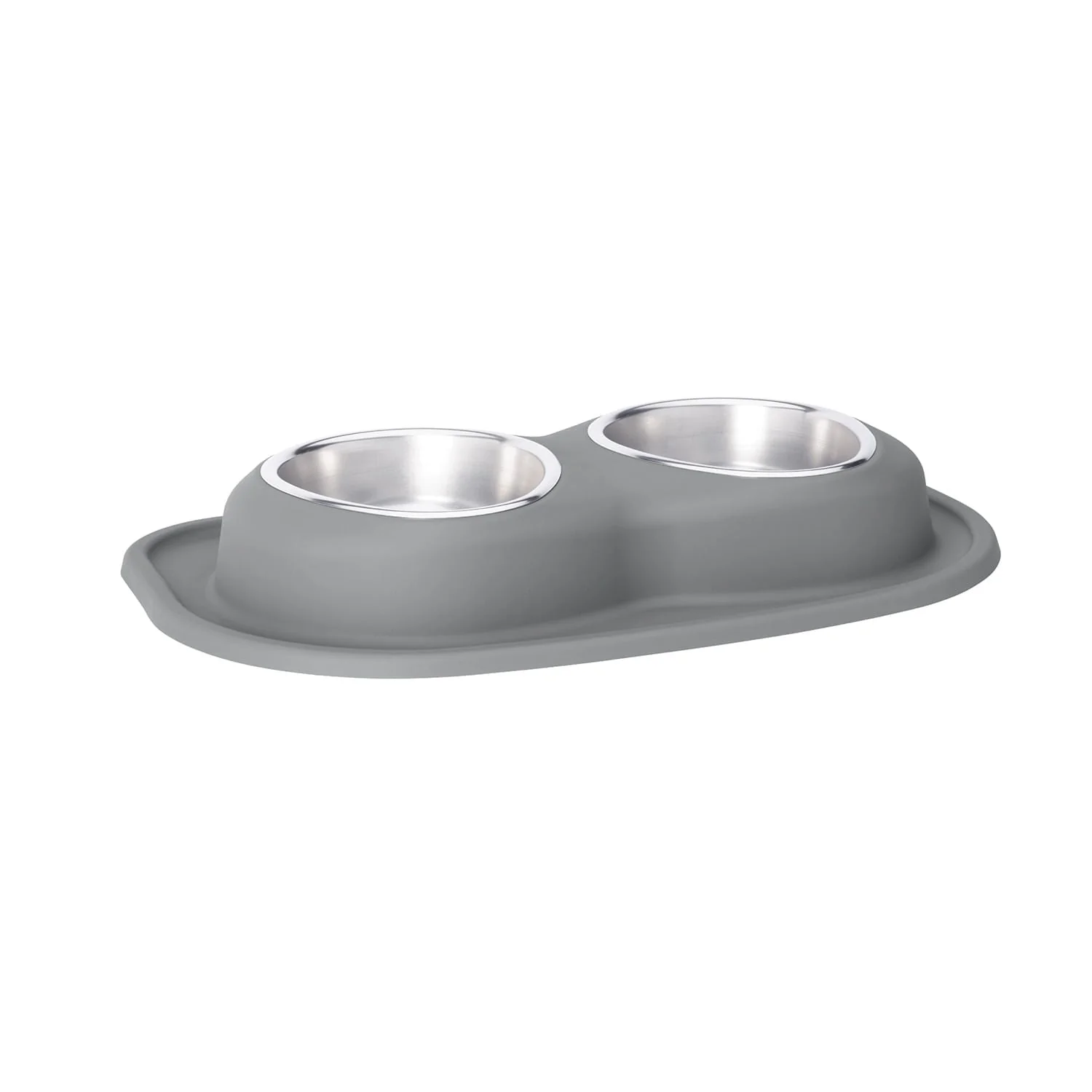 WeatherTech Double Low Pet Feeding System, Stainless Steel - Image 24