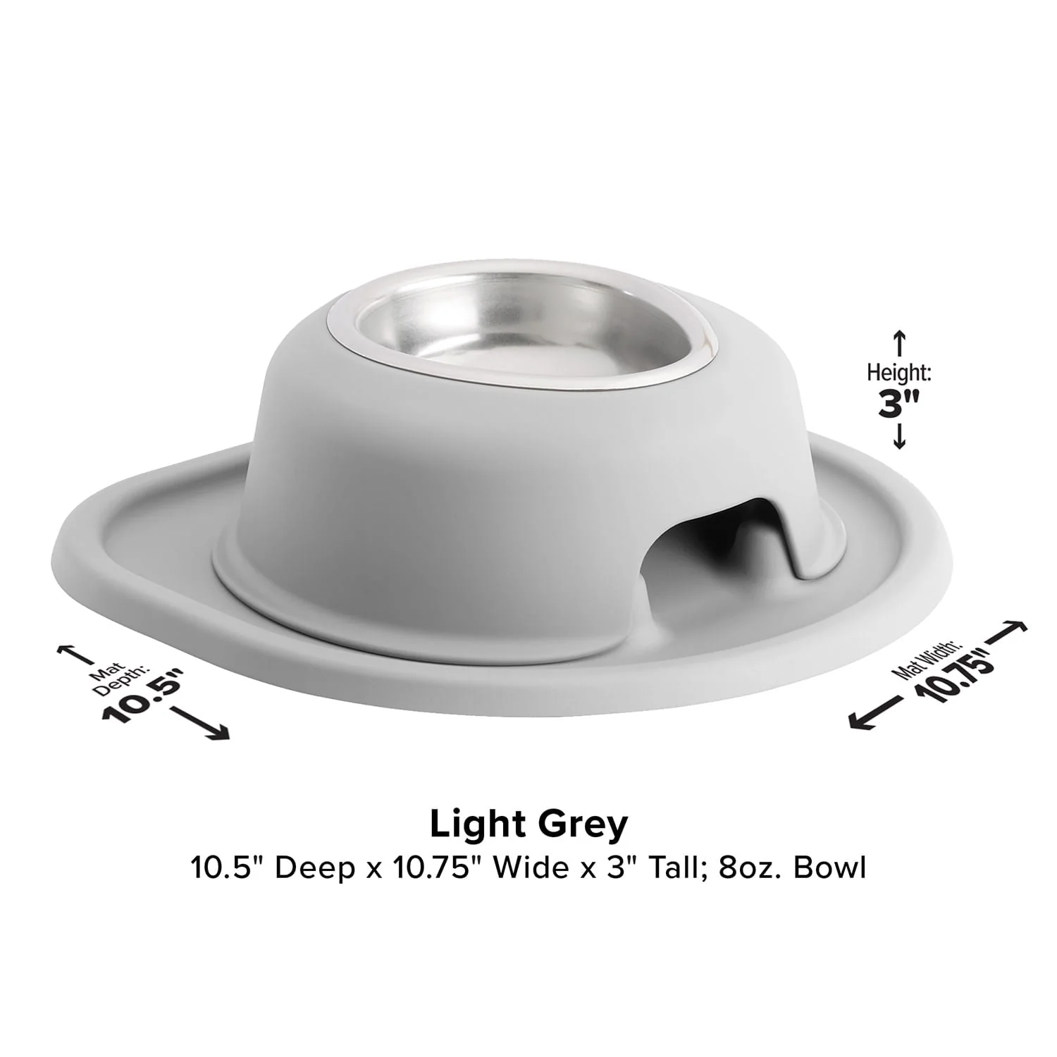 WeatherTech Single High Pet Feeding System, Stainless Steel - Image 30