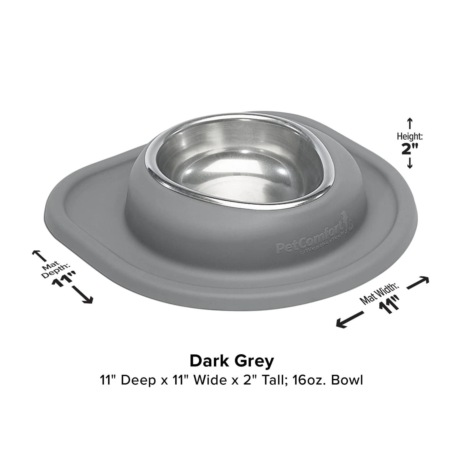 WeatherTech Single Low Pet Feeding System, Stainless Steel - Image 29