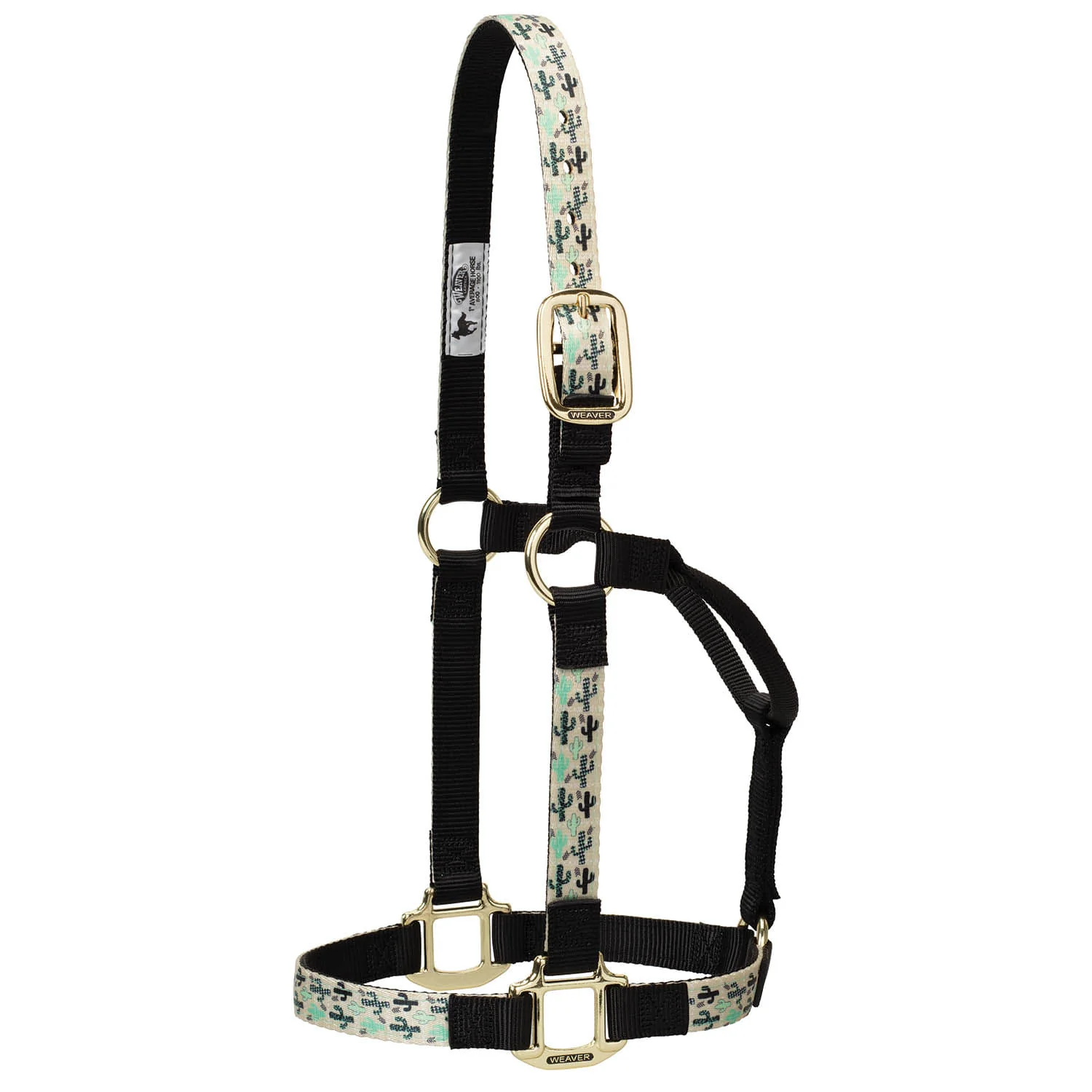 Weaver Patterned Nylon Overlay Halter for Horses - Image 2
