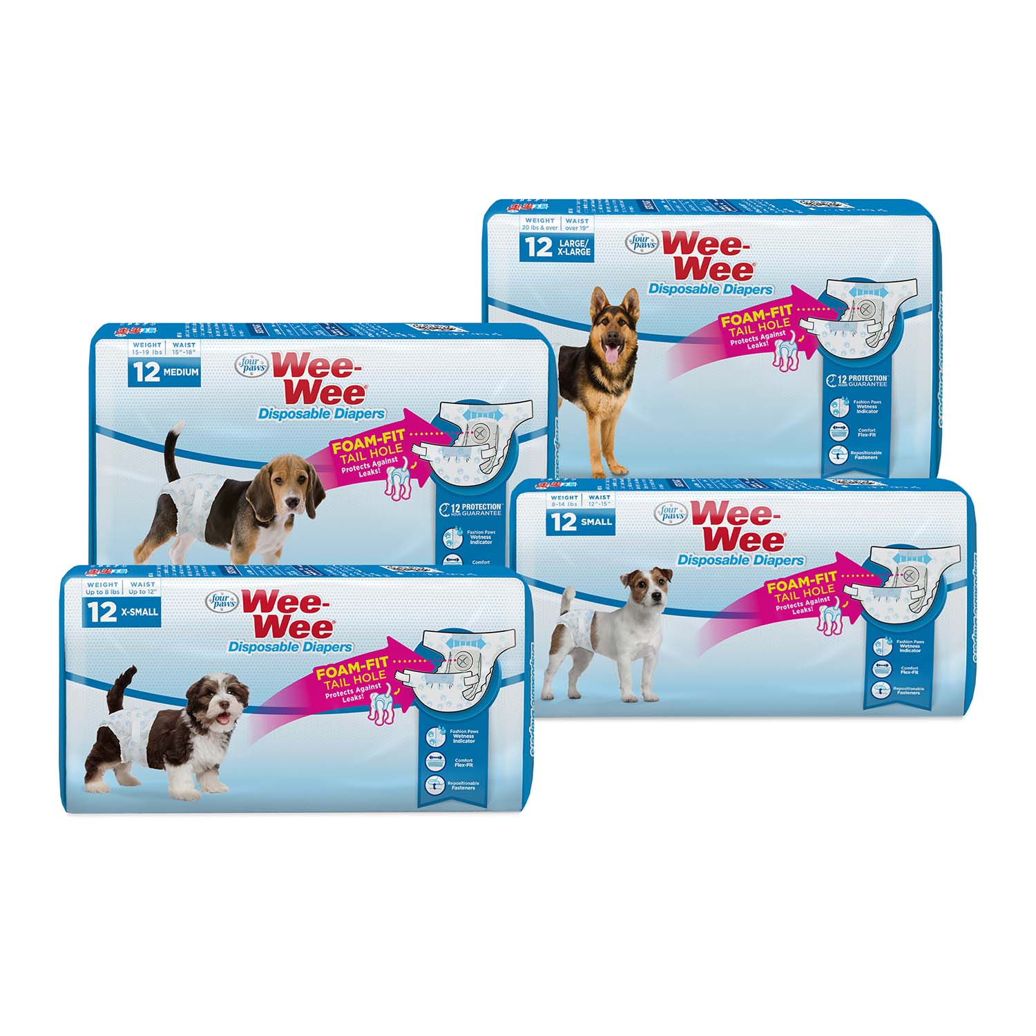 Wee-Wee Disposable Dog Diapers - Image 10