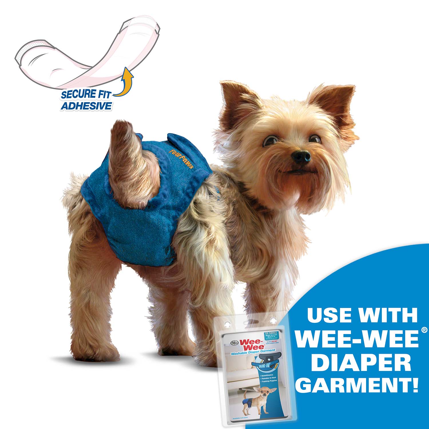 Wee-Wee Dog Diaper Garment Pads, 24 Count - Image 6