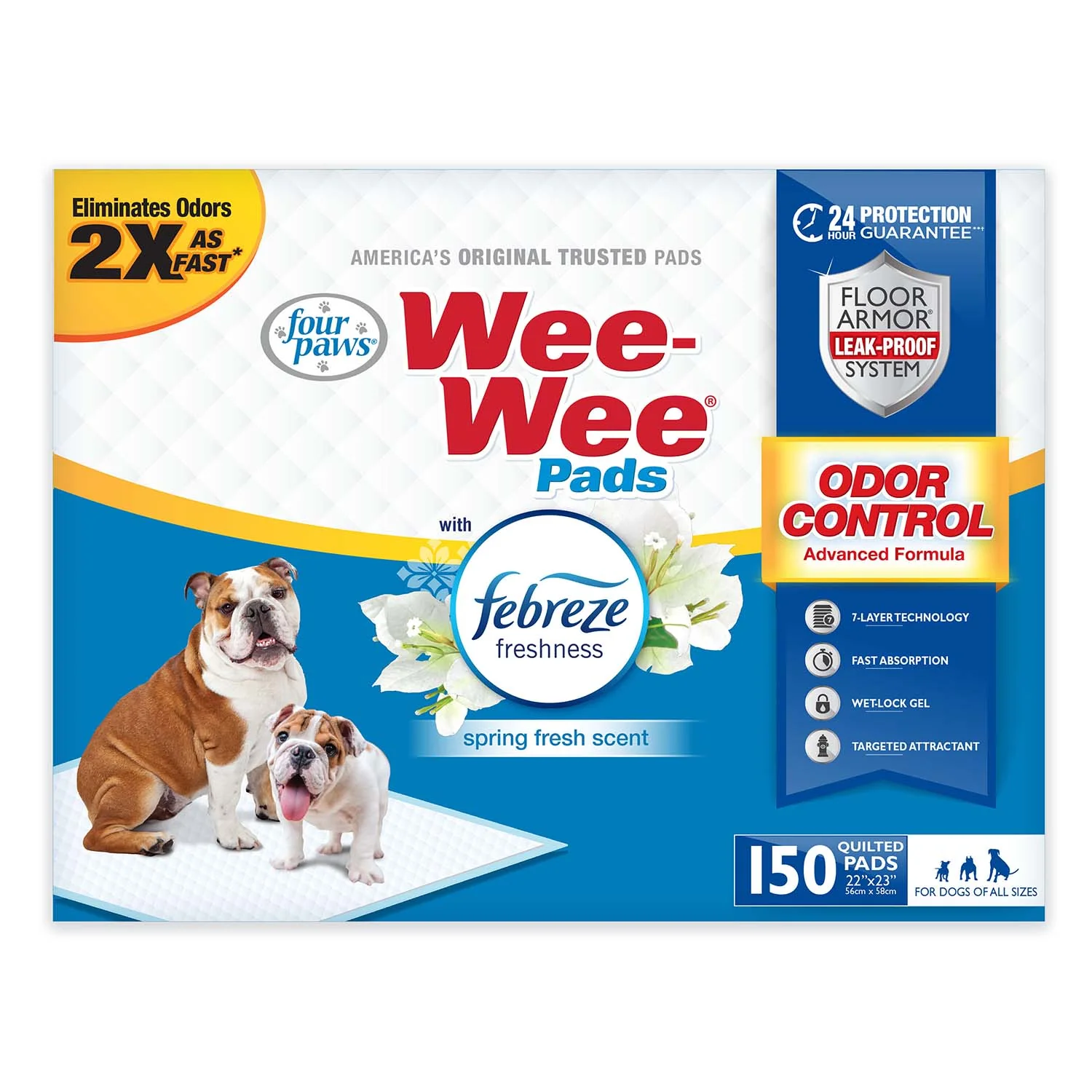 Wee-Wee Odor Control Dog Training Pads with Febreze Freshness - Image 18