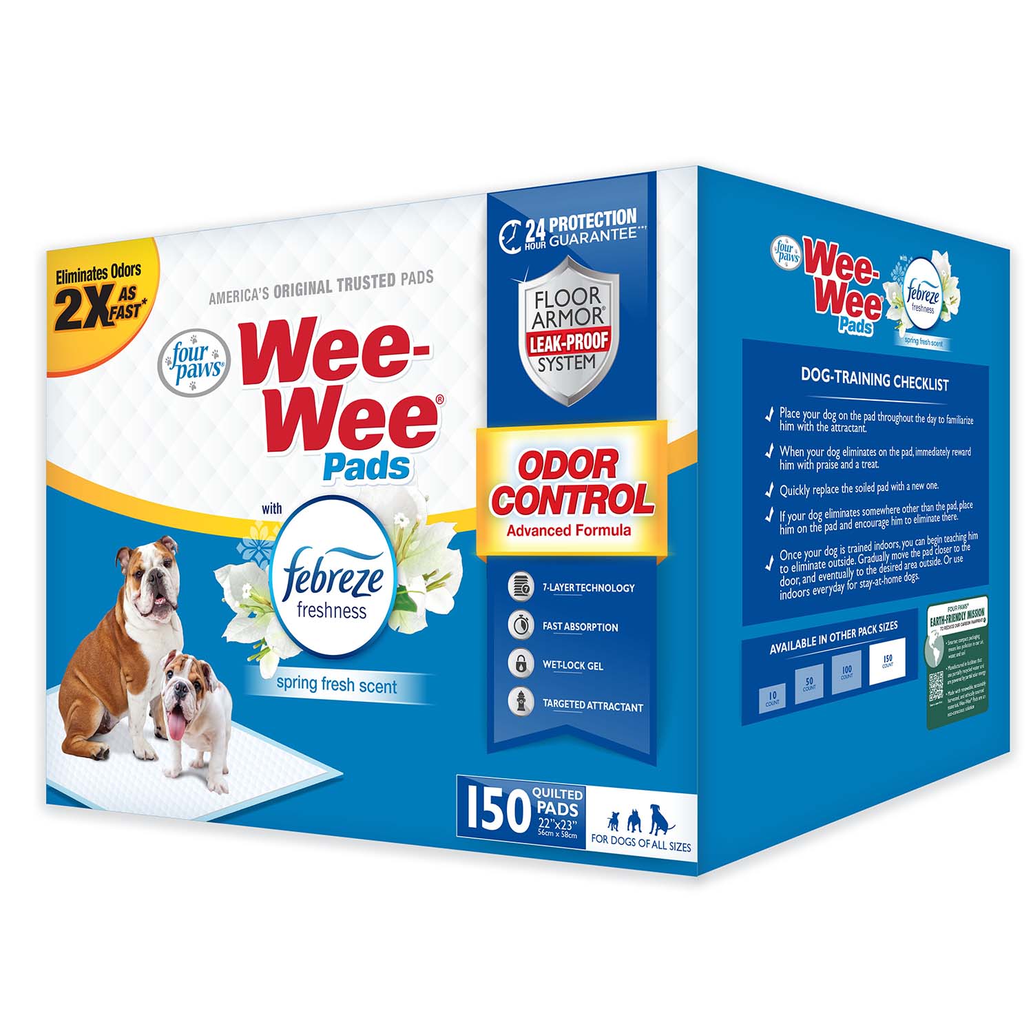 Wee-Wee Odor Control Dog Training Pads with Febreze Freshness - Image 19
