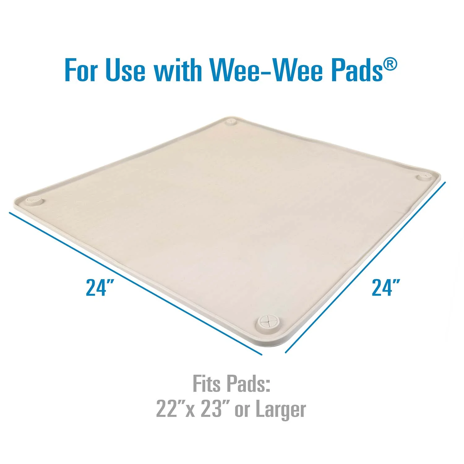 Wee-Wee Silicone Dog Housebreaking Pad Holder, 22" x 23" - Image 5
