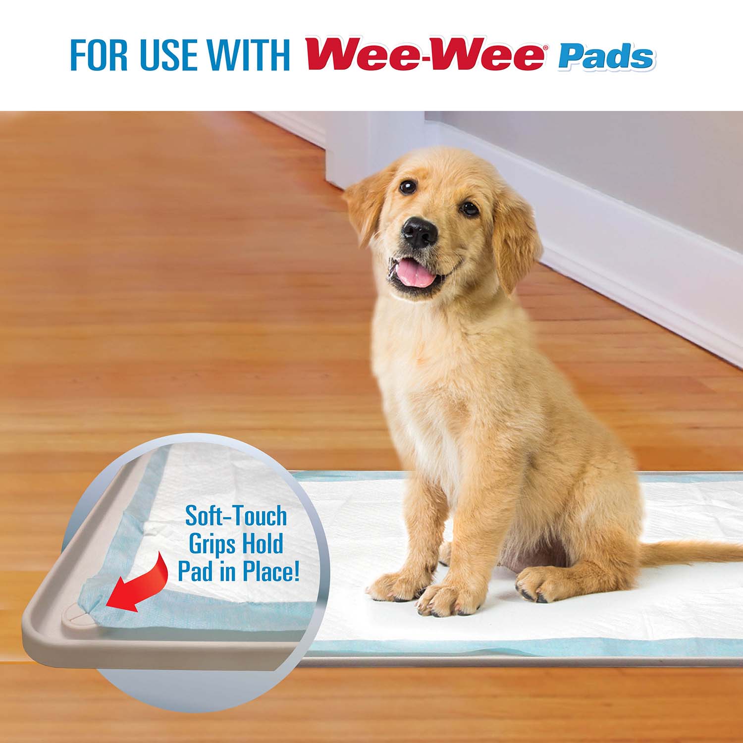 Wee-Wee Silicone Dog Housebreaking Pad Holder, 22" x 23" - Image 6