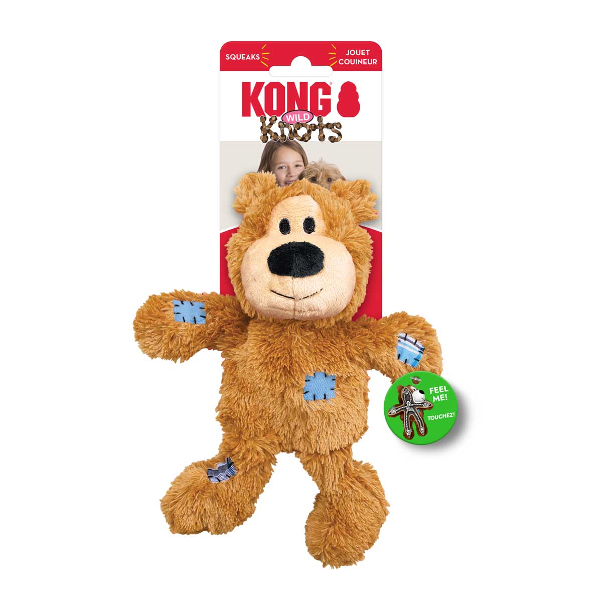 KONG Wild Knots Bear – Soft Plush with Knotted Rope Skeleton, Assorted - Image 10