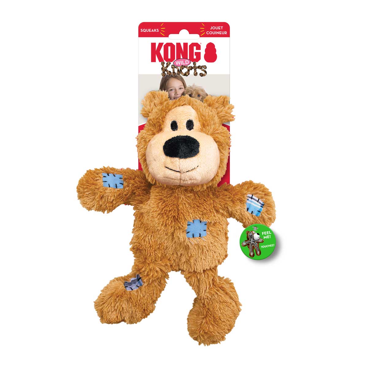 KONG Wild Knots Bear – Soft Plush with Knotted Rope Skeleton, Assorted - Image 17