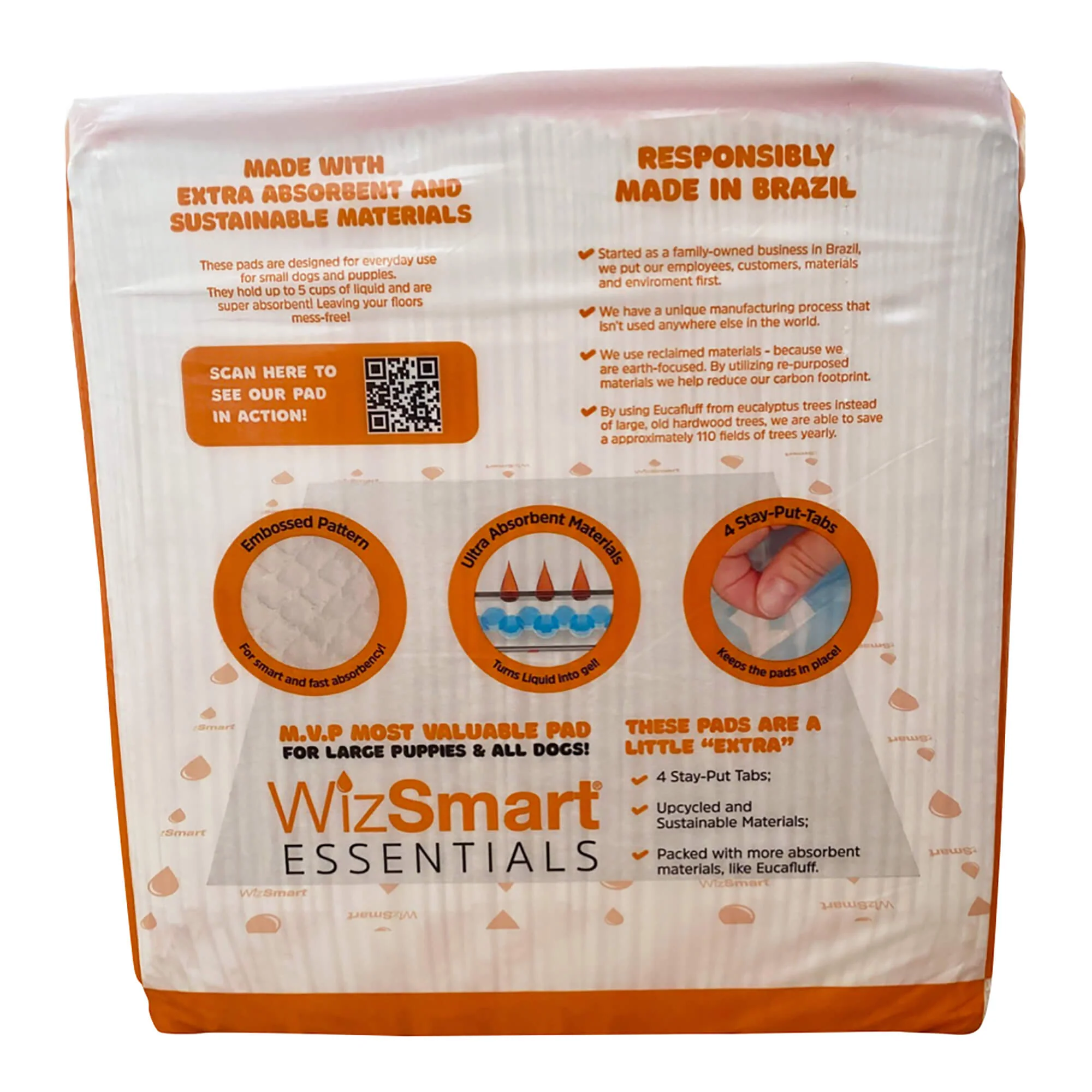 WizSmart Essentials Training Pads with Attractant for Dogs & Puppies, XL - Image 3