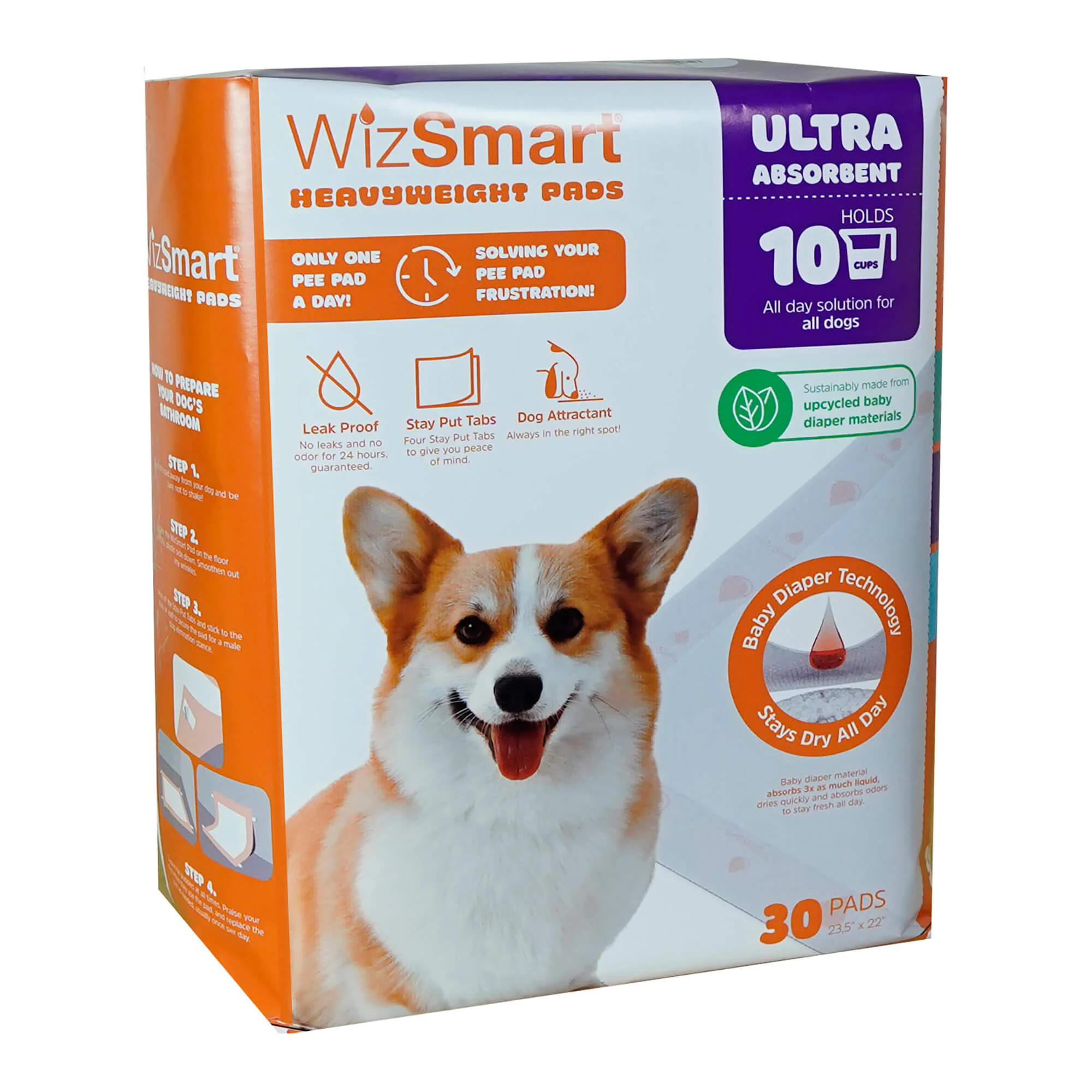 WizSmart Heavyweight Ultra Absorbent Pads for Dogs - Image 2