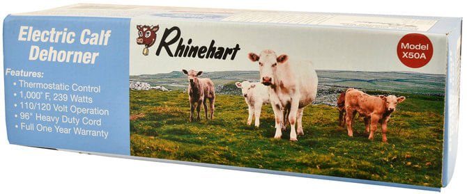Rhinehart X-50 & X-50A Electric Calf Dehorners & Adaptor Tips for Cattle, Goats, and Lambs - Image 2