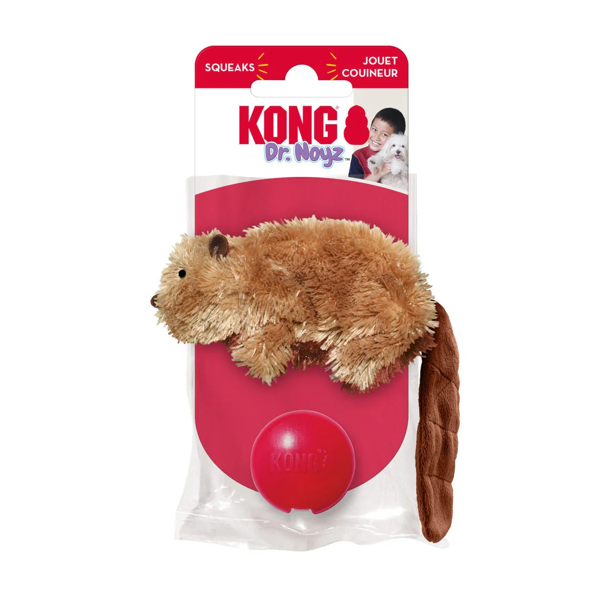 KONG Dr. Noyz X-Small Plush Dog Toys – Stuffing-Free, Soft Cuddle Toy with Removable and Extra Squeaker for Small Dogs - Image 25