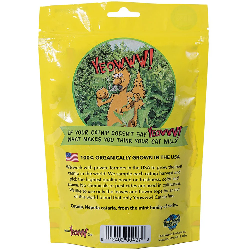 Yeowww! Organic Catnip Leaf & Flowertop Catnip Blend - Image 4