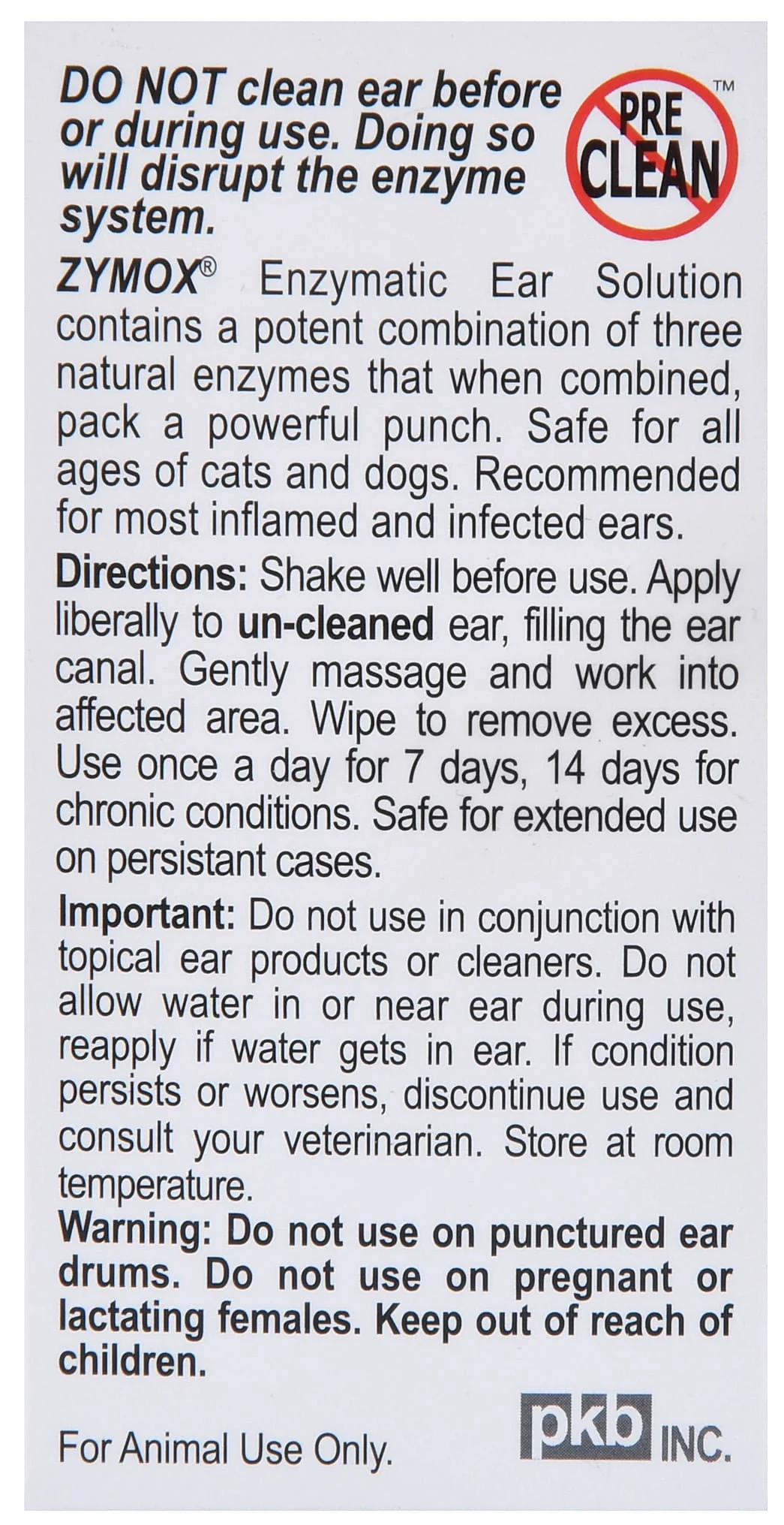 Zymox Ear Solution Inflammation Relief for Cats & Dogs - Image 2